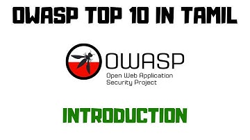 Owasp Top 10 -  Introduction in Tamil