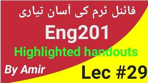 eng201 lecture 29| eng201 short lecture 29|eng201 Short lectures by Amir|proposals |final term