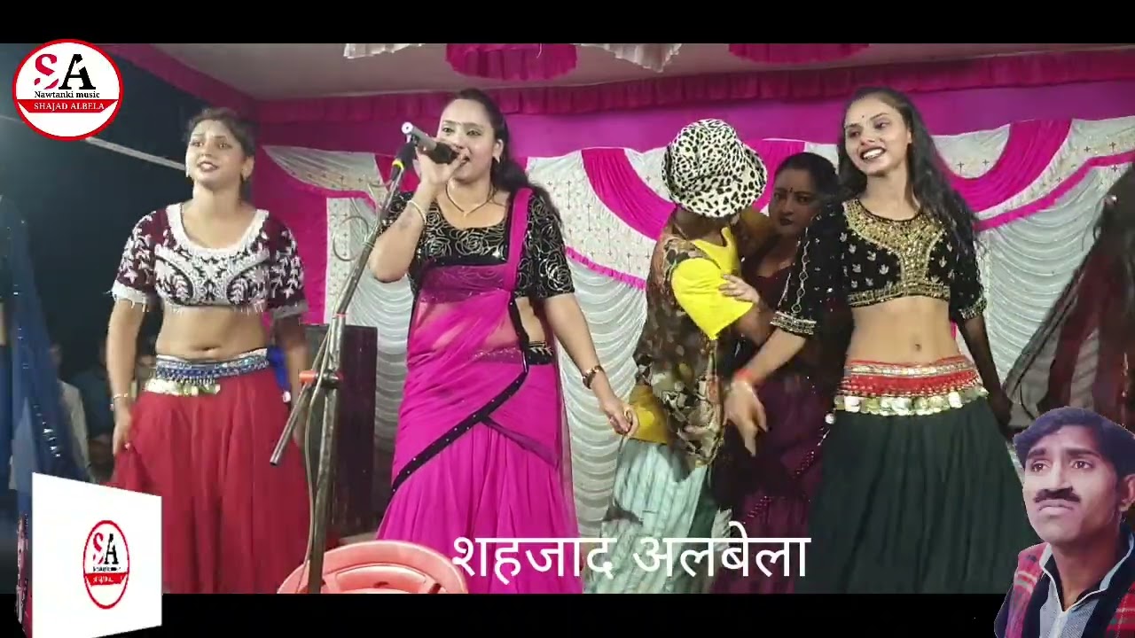 नीतू चंचल और साथ में माधुरी रानी की आवाज में गजल मुझे जीने नहीं देती है याद तेरी 6 लड़कियों के साथ 