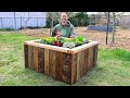 How to build a raised bed using recycled pallets free backyard gardening