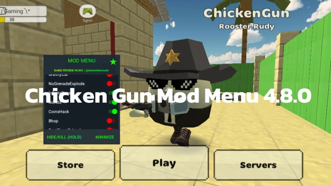 Chicken Gun Mod Menu 4.8.0 New updates