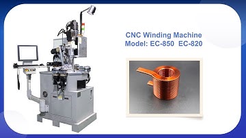 EC-850 Inductor Winding Machine Round Flat Wire copper coil winding equipment #WindingTechnology