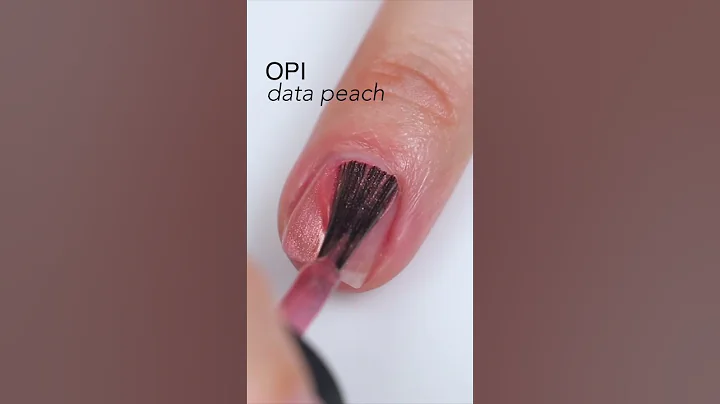 OPI “Data Peach” #nailswatch #nailpolish