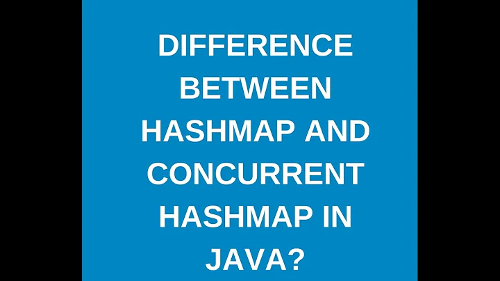 Difference between hashmap and concurrent hashmap in java