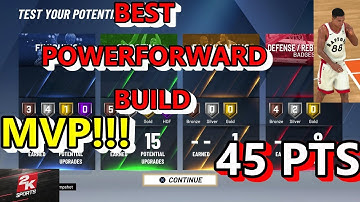 BEST POWER FORWARD BUILD 45 PTS MVP!! ALREADY - NBA 2K20 MYCAREER