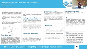 Development of Dholuo Speech to Text System based on CMU Sphinx   Maxwell Fundi