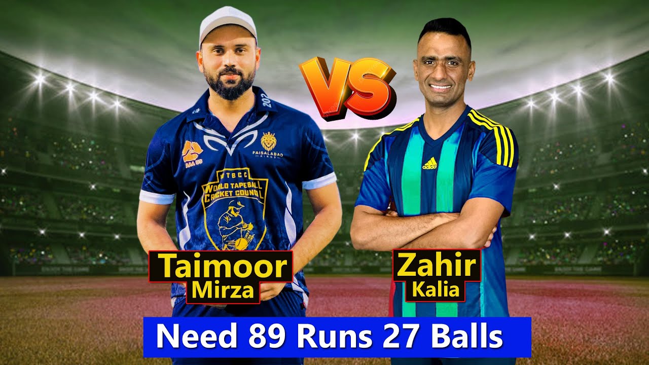 Fight 4 Semi Taimoor Mirza Need 89 run 27 Balls vs Ustad Zaheer kaliya ...