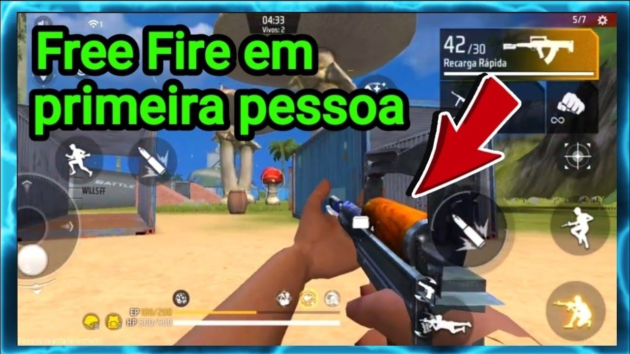 Free Fire: Battlegrounds - Primeira Partida