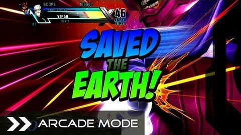 Ultimate Marvel vs Capcom 3 (PS3) - Dante/Vergil/Hiryu VS Galactus (Final Stage) Vergil Ending