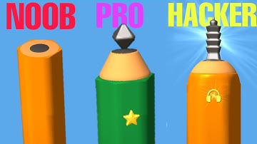 CARVE THE PENCIL-NOOB VS PRO VS HACKER