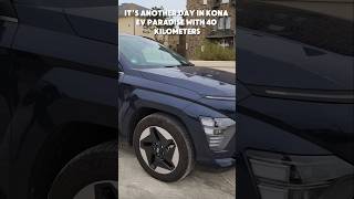Mightily Efficient Kona EV on 17 Wheels