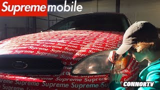 SUPREME Sticker Car Wrap (HYPEBEAST) 