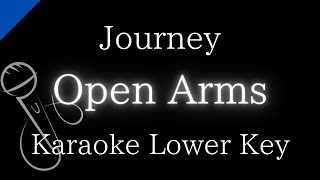 【Karaoke Instrumental】Open Arms / Journey【Lower Key】