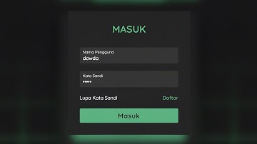 Membuat UI Form Login Bertema Hacker Dengan HTML & CSS | Lengkap & Mudah Bagi Pemula Dari 0
