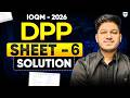 DPP sheet - 6 solution IOQM - 2026