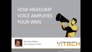 HighJump Voice Webinar screenshot 2