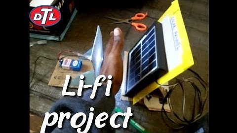 Li-Fi (short for light fidelity) is wireless communication technology,