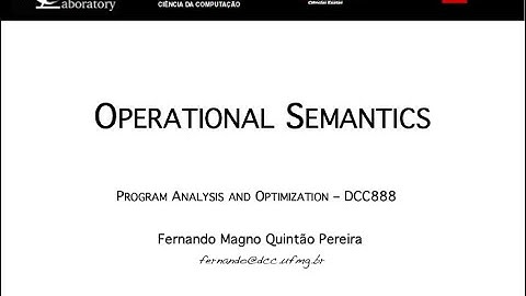 Operational Semantics - Part 1