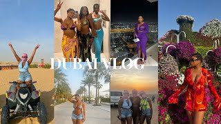 DUBAI VLOG 2023 | Girl’s trip, Desert Safari, Burj Khalifa, Yacht, Waterpark +more. Ft Ana Luisa