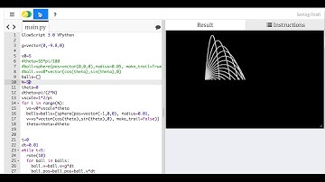 Python Physics: Modeling debris from a crater explosion
