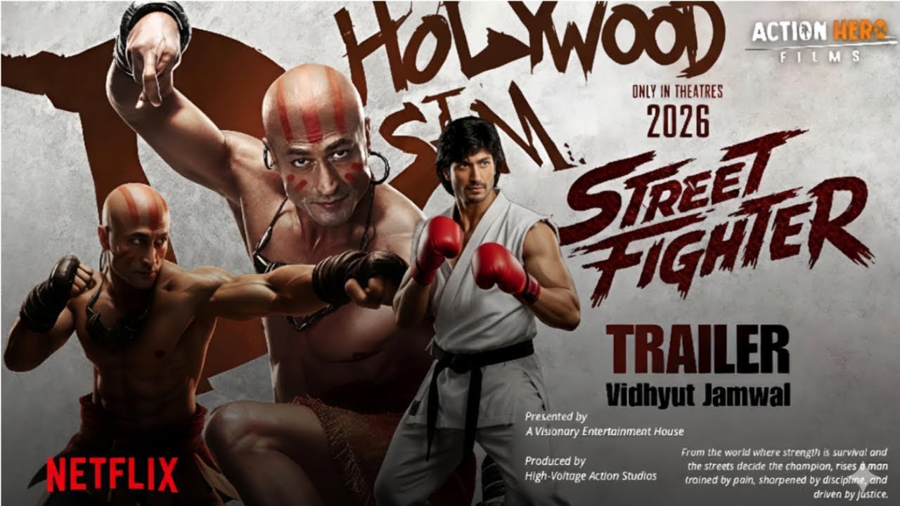 Street Fighter Vidhyut Jamwal New Movie Trailer 2026 | Roman Reigns | Noah Centineo | Callina Liang