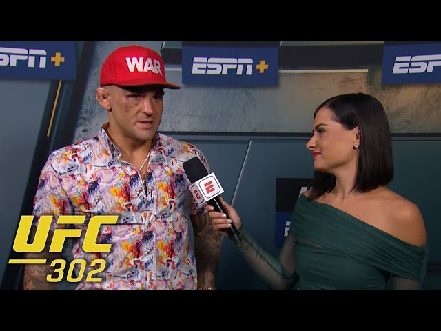 Dustin Poirier reflects on UFC 302 loss vs. Islam Makhachev: ‘That’s fighting’ | ESPN MMA class=