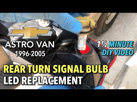 Front Turn Signal Change Chevrolet Astro 1990 2005 2001 Chevrolet Astro 4 3l V6 Extended Cargo Van