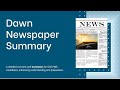 Analysis of  Dawn news English Pakistan newspaper Islamabad 11 July 2025 editorial PIA Privitization