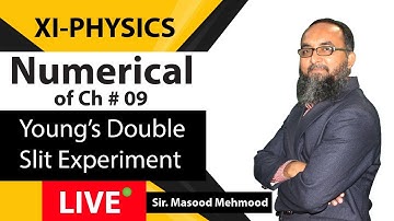 Numericals of Ch# 9 - Young