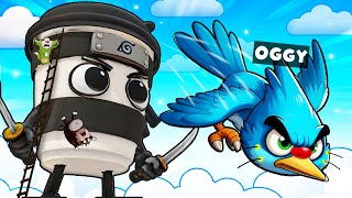 Roblox Oggy Become Bird In Climb And Jump Simulator screenshot 3