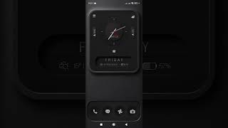 Free KLWP Theme "Dark Cyber" for Android