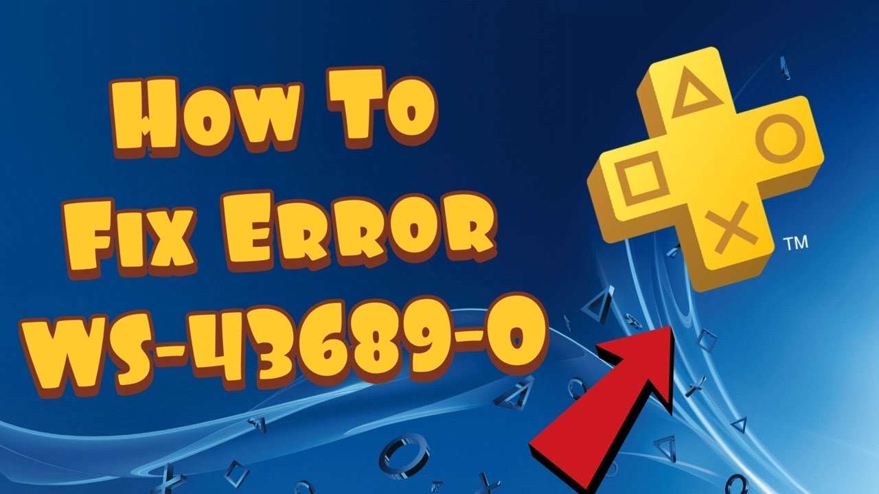 How To Fix PS4 Error Code WS-43689-0 (Easy & Fast!)