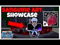 Showcase du sanguine art  blox fruits