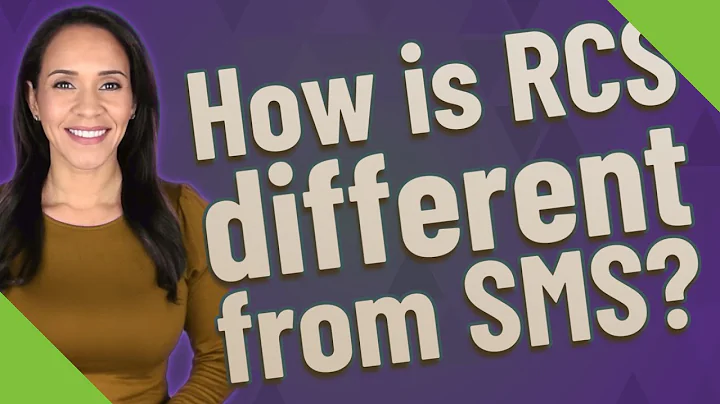 How is RCS different from SMS?