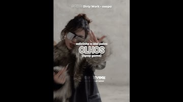 Adivinhe a idol pelos olhos! (K-pop game) #kpop #aespa #DirtyWork