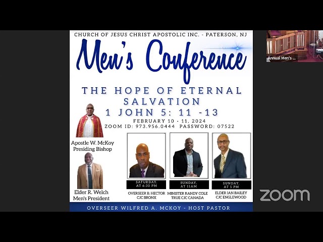 Annual Men's Conference Panel Discussion