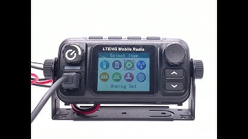 Ecome ET-A770 4G+Analog mobile poc radio