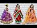 3 Colorful South Indian bridal Dress and Jewelry | Doll Decoration Design
