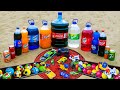 Marble run race asmr haba wave slope with toy cars orbeez coca cola fanta mirinda sprite 7up