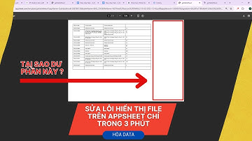 Sửa lỗi hiển thị file ngang trên AppSheet chỉ trong 3 phút | Hòa data