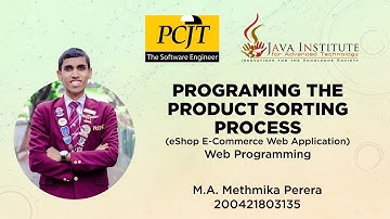Programming Product Sorting Process | Task 21 | E-shop Web Application | Java Institute