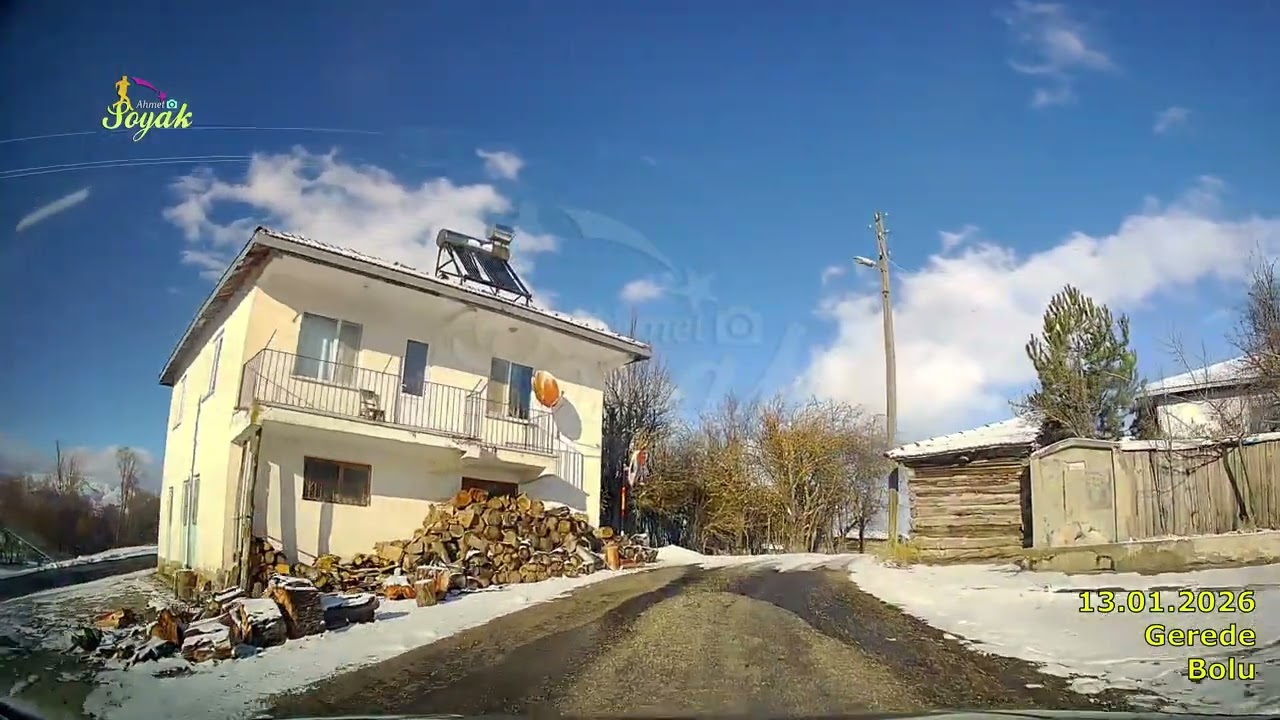 Gerede Ulu Çay ve regülatör çevresinde kar miktarı (13.01.2026)