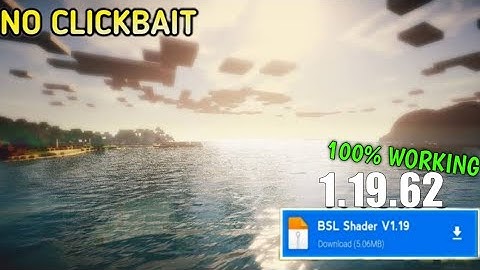 REALISTIC 🥰 BSL Shader For Minecraft Pe 1.19 || Bsl Shader Mcpe 1.19 ( Render Dragon Support )