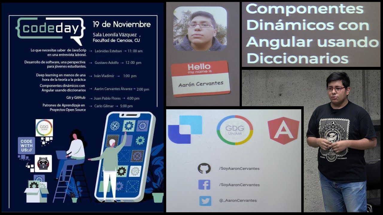 Componentes dinámicos con Angular usando diccionarios (Aarón Cervantes ...
