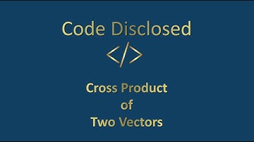 Cross Product between Two Vectors Explained Using MATLAB