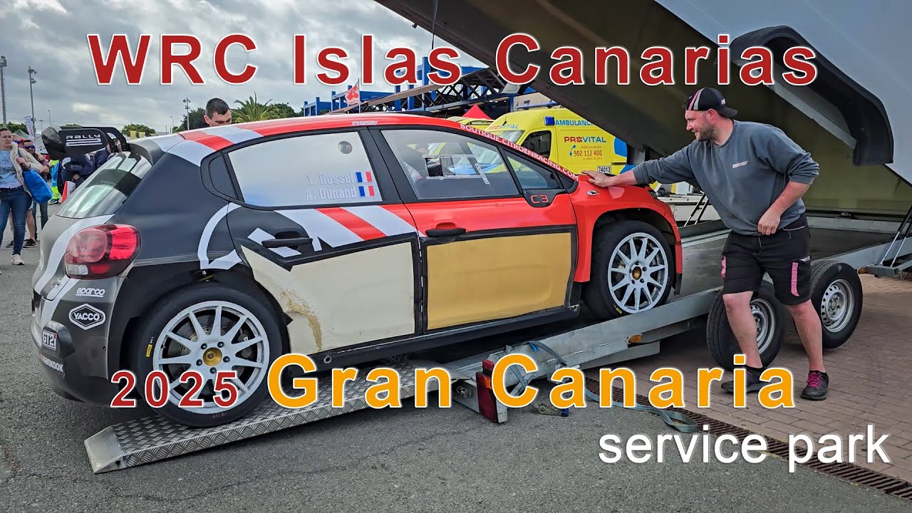 FIA WRC Rally Islas Canarias, Service Park, April 21, 2025, Las Palmas de Gran Canaria