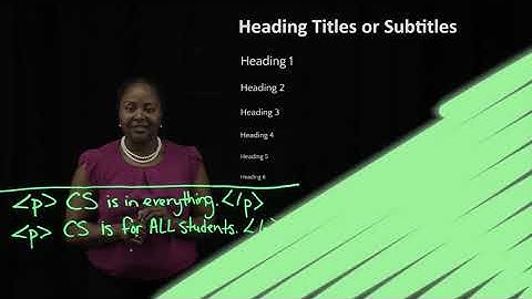 Introduction to HTML - High School Computer Science | Let