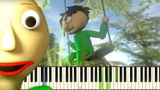 Baldi's Basics Song - Every Door - Piano Cover / Tutorial - CG5 feat. Caleb Hyles