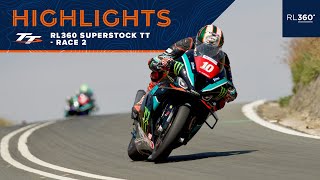 RL360 Superstock TT Race 2  Highlights | 2023 Isle of Man TT Races