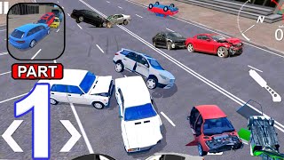 Traffic Crashes Car Crash - Gameplay Walkthrough, City Map (iOS, Android) | Part 1 screenshot 3